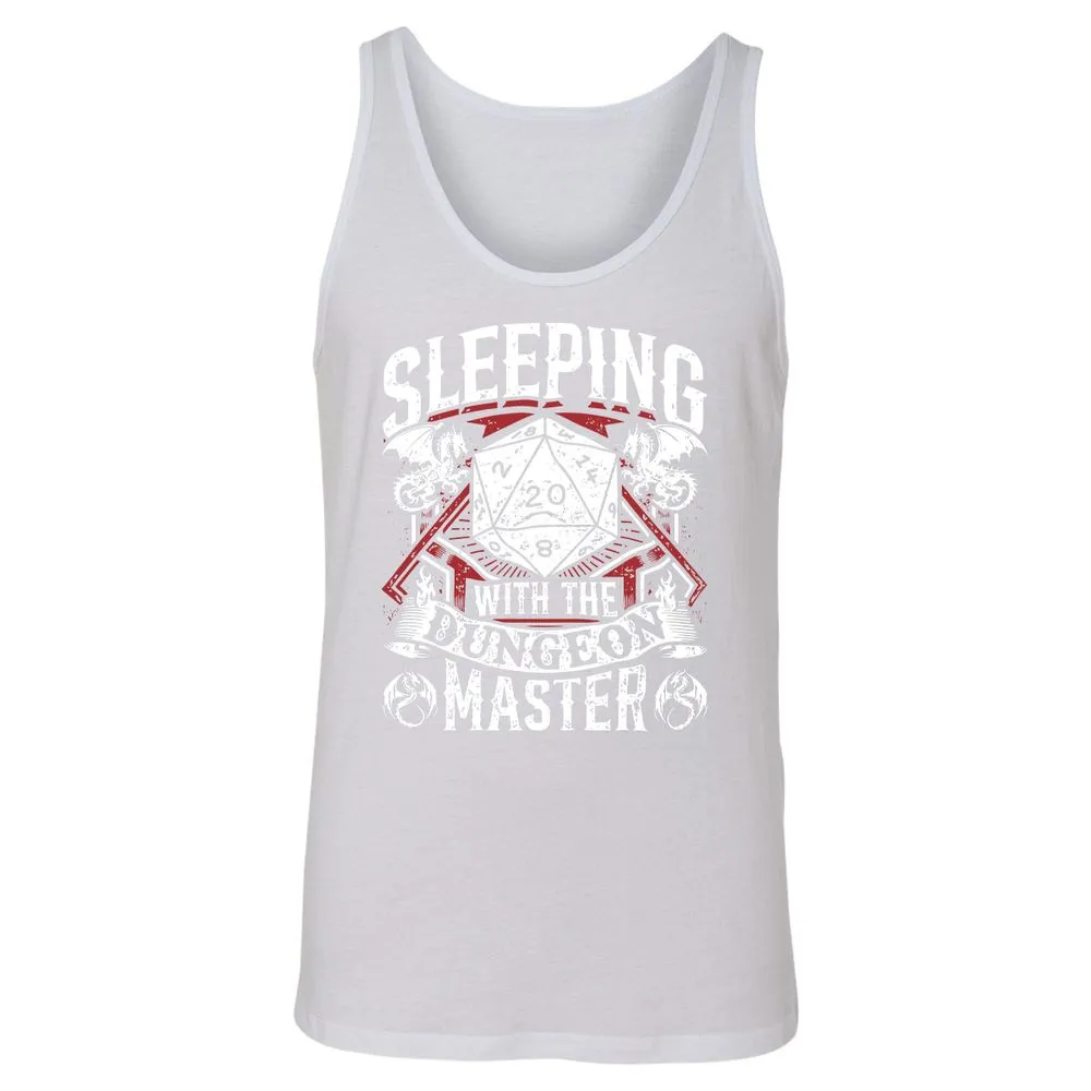 Sleeping With The DM Unisex Jersey Tank - White - 14