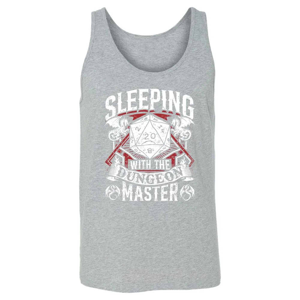 Sleeping With The DM Unisex Jersey Tank - Athletic Heather - 4