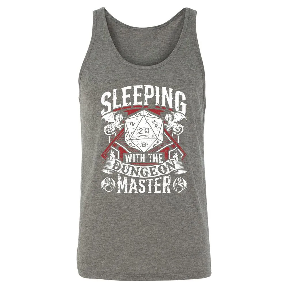 Sleeping With The DM Unisex Jersey Tank - Grey Triblend - 8