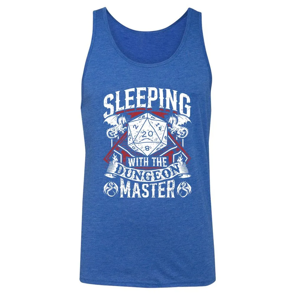 Sleeping With The DM Unisex Jersey Tank - True Royal Triblend - 12