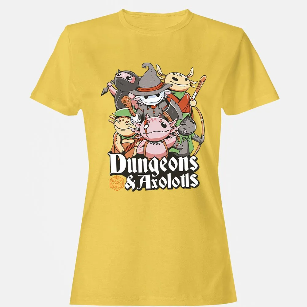 Dungeons And Axolotls Women's T-Shirt - Daisy - 4