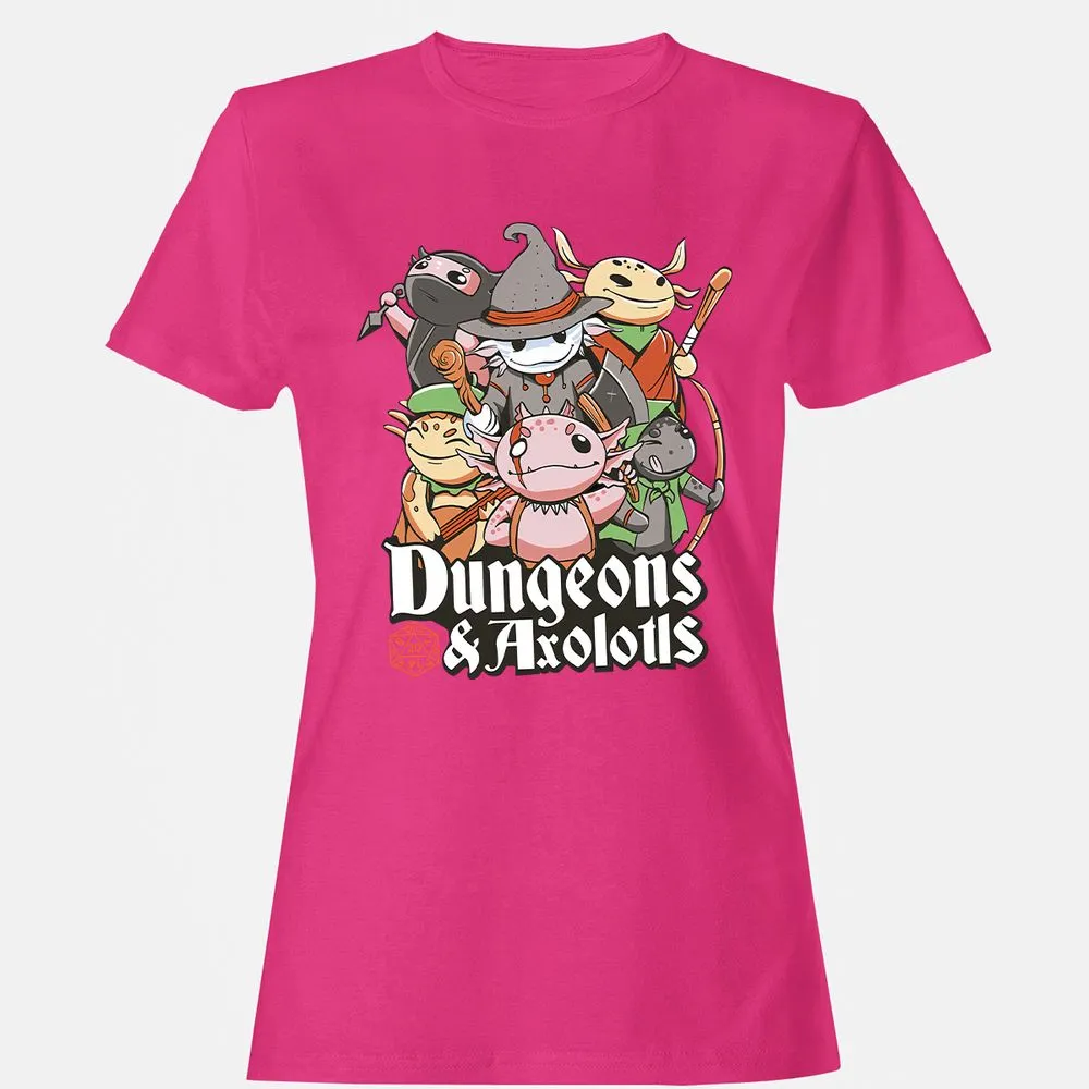 Dungeons And Axolotls Women's T-Shirt - Heliconia - 6