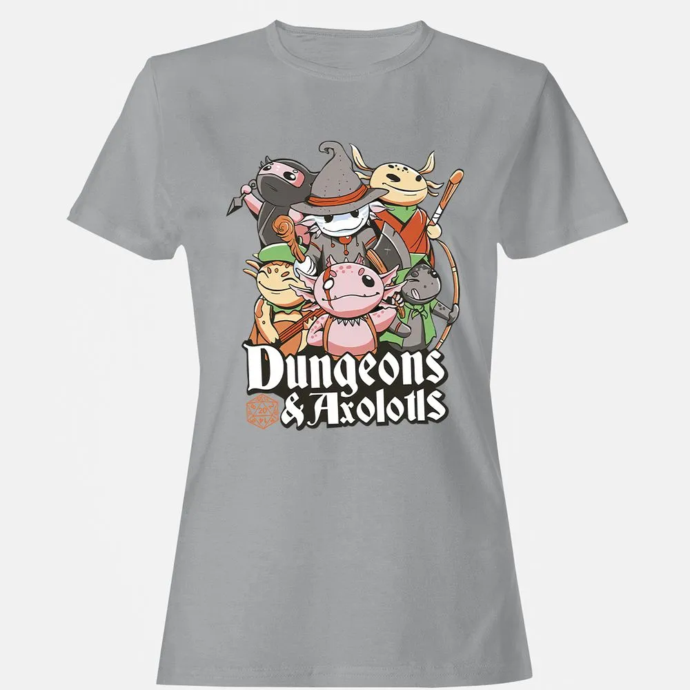 Dungeons And Axolotls Women's T-Shirt - Sport Grey - 15