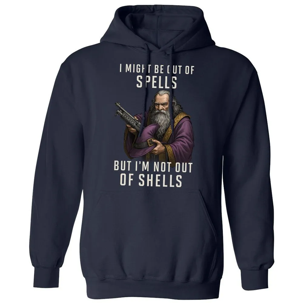 Not Out Of Shells Classic Unisex Hoodie - Navy - 2