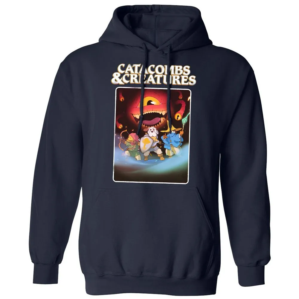 Catacombs & Creatures Classic Unisex Hoodie - Navy - 2