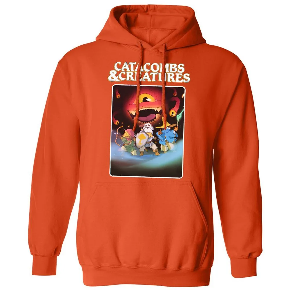 Catacombs & Creatures Classic Unisex Hoodie - Orange - 10