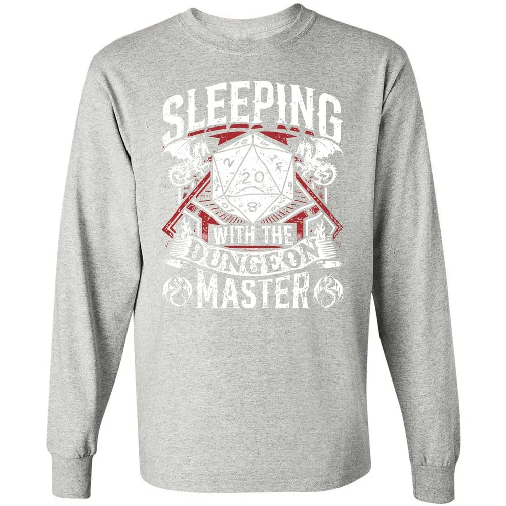 Sleeping With The DM Long Sleeve T-Shirt - Ash - 7