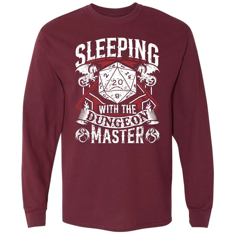 Sleeping With The DM Long Sleeve T-Shirt - Maroon - 11