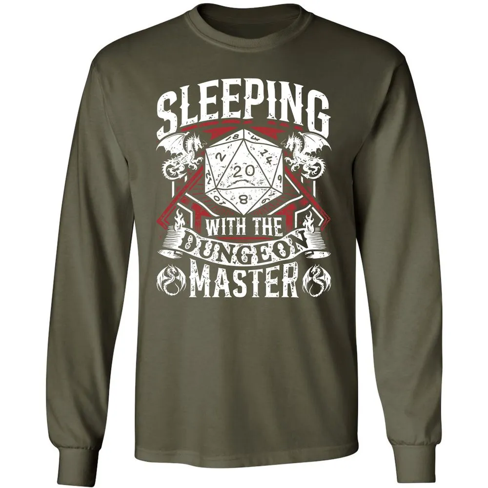 Sleeping With The DM Long Sleeve T-Shirt - Military Green - 16