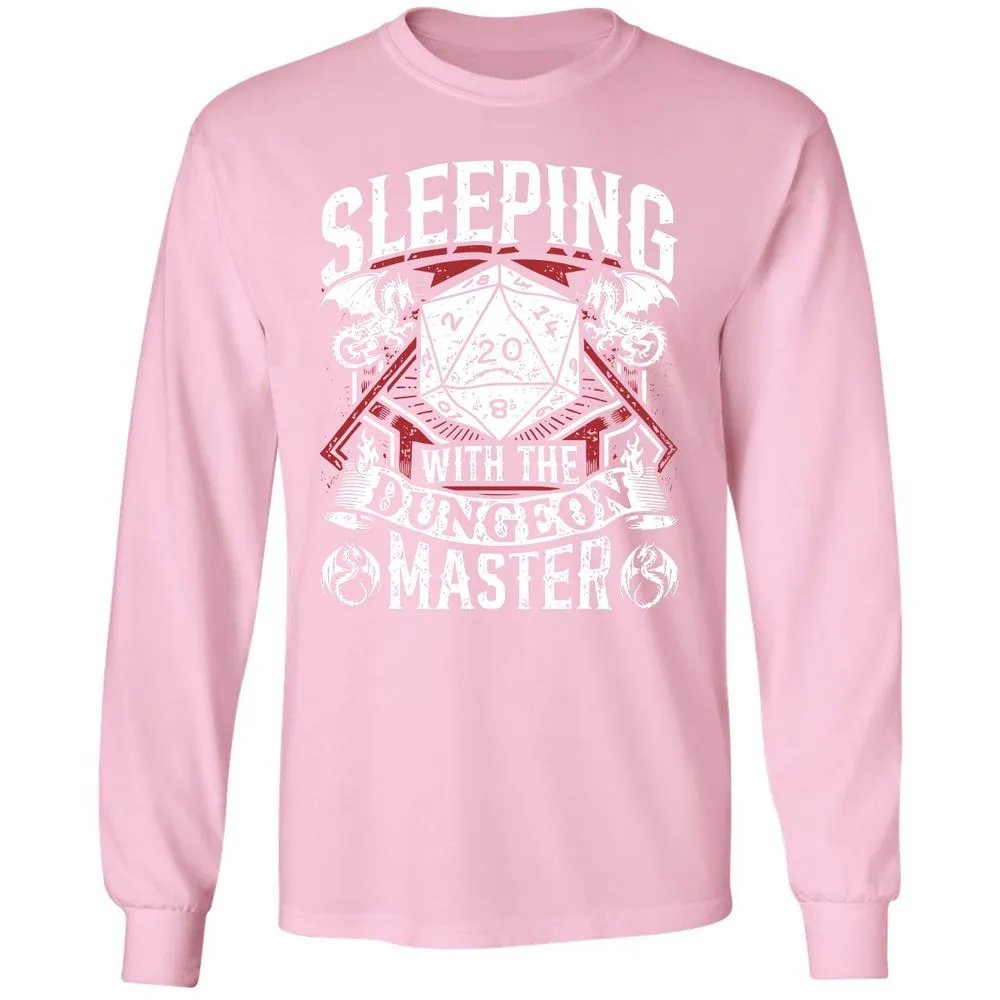 Sleeping With The DM Long Sleeve T-Shirt - Light Pink - 3
