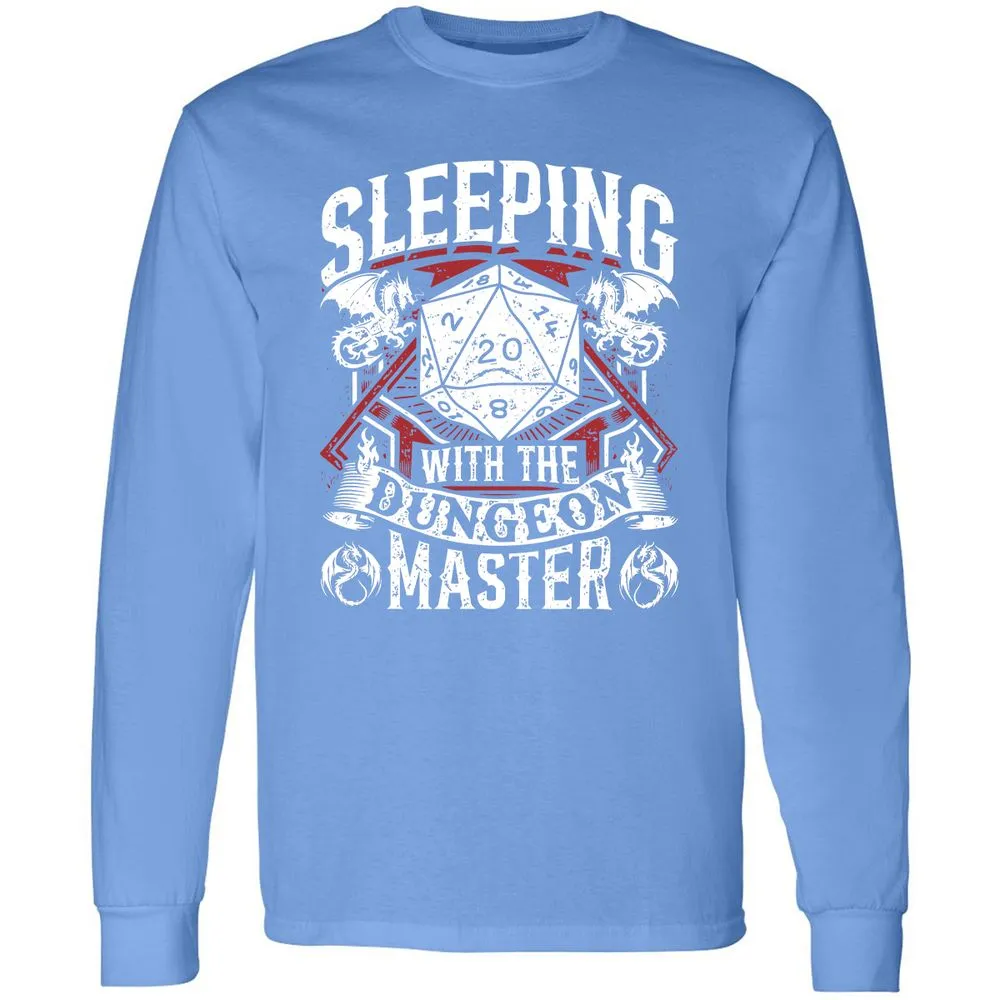 Sleeping With The DM Long Sleeve T-Shirt - Carolina Blue - 12