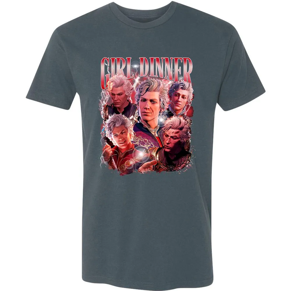 Astarion Girl Dinner Premium Unisex T-Shirt - Indigo - 15