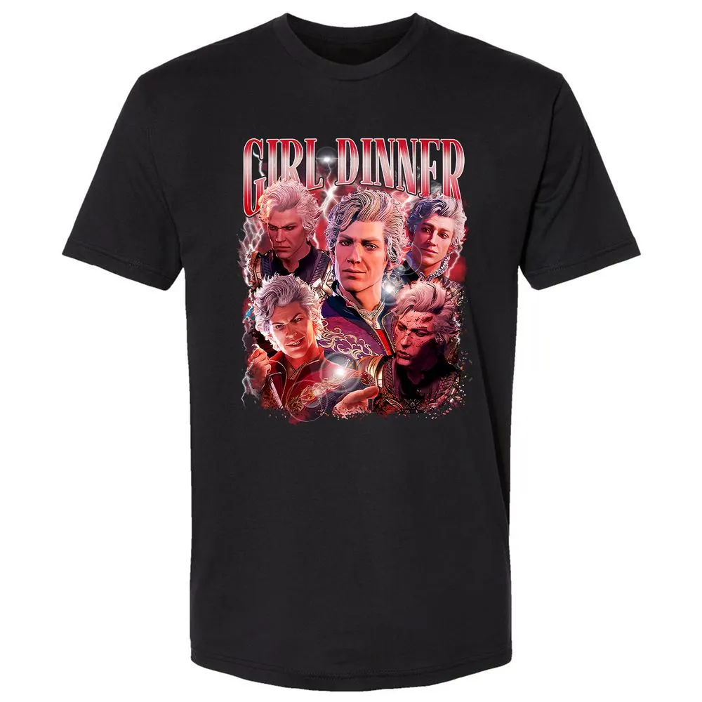 Astarion Girl Dinner Premium Unisex T-Shirt - Black - 1