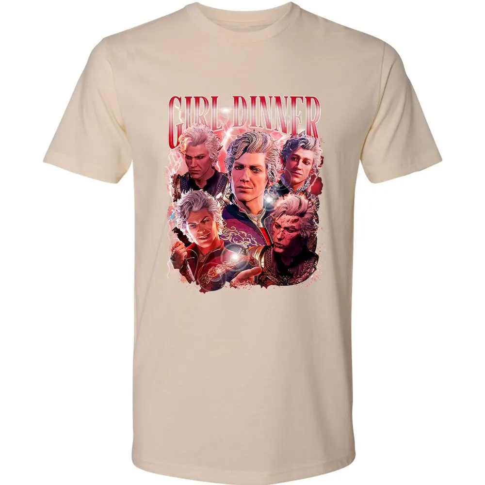 Astarion Girl Dinner Premium Unisex T-Shirt - Cream - 14