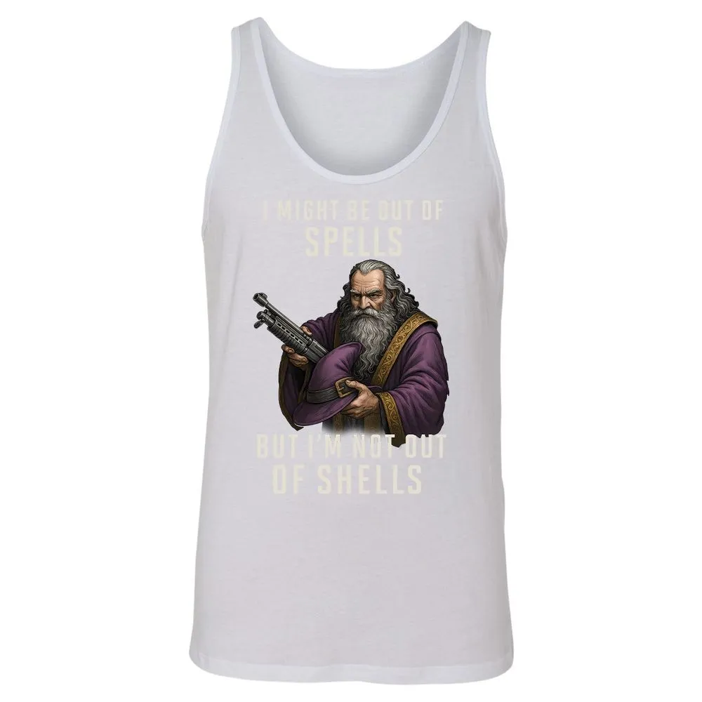 Not Out Of Shells Unisex Jersey Tank - White - 14