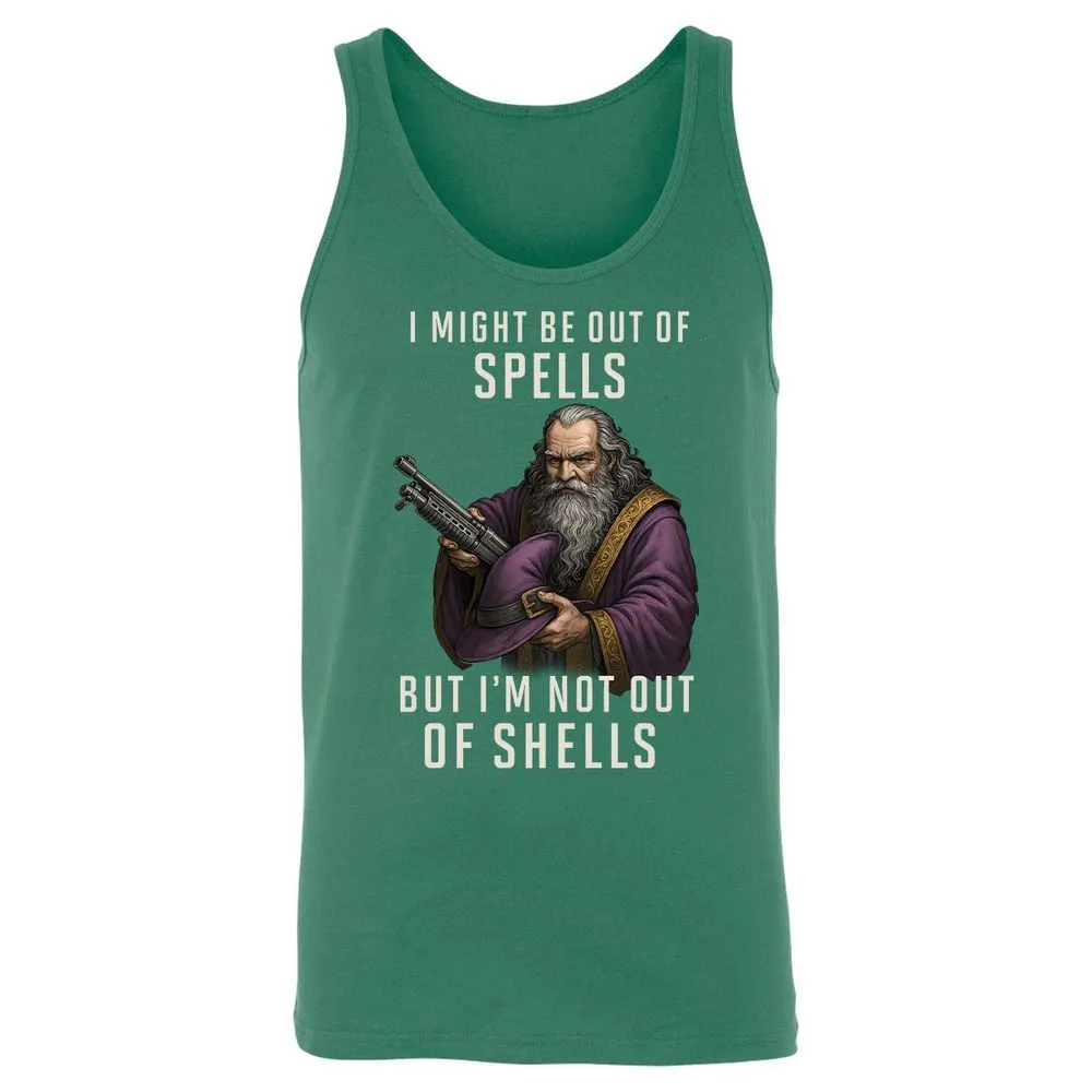 Not Out Of Shells Unisex Jersey Tank - Kelly - 9