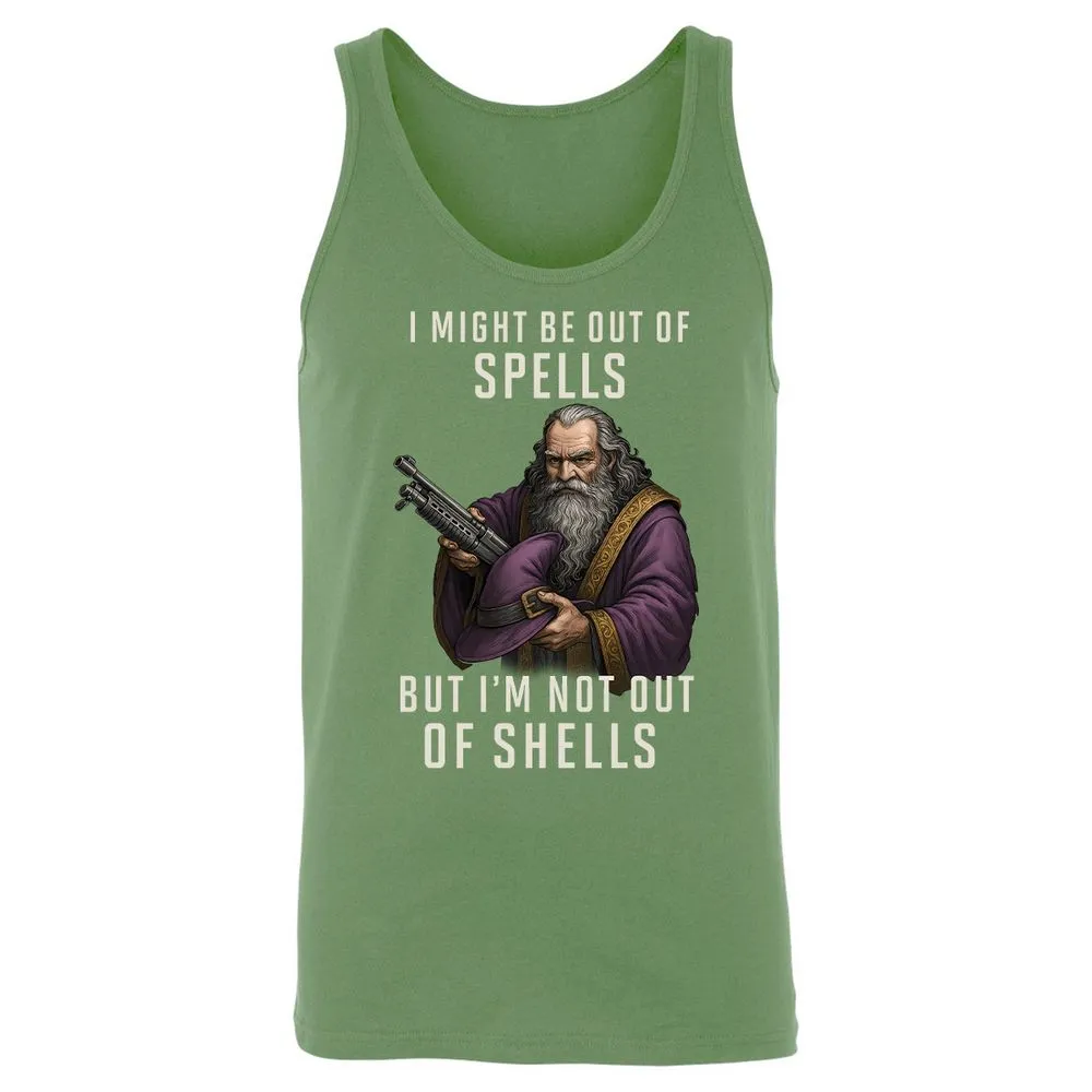 Not Out Of Shells Unisex Jersey Tank - Leaf - 10