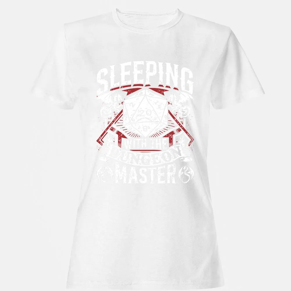 Sleeping With The DM Women's T-Shirt - White - 16