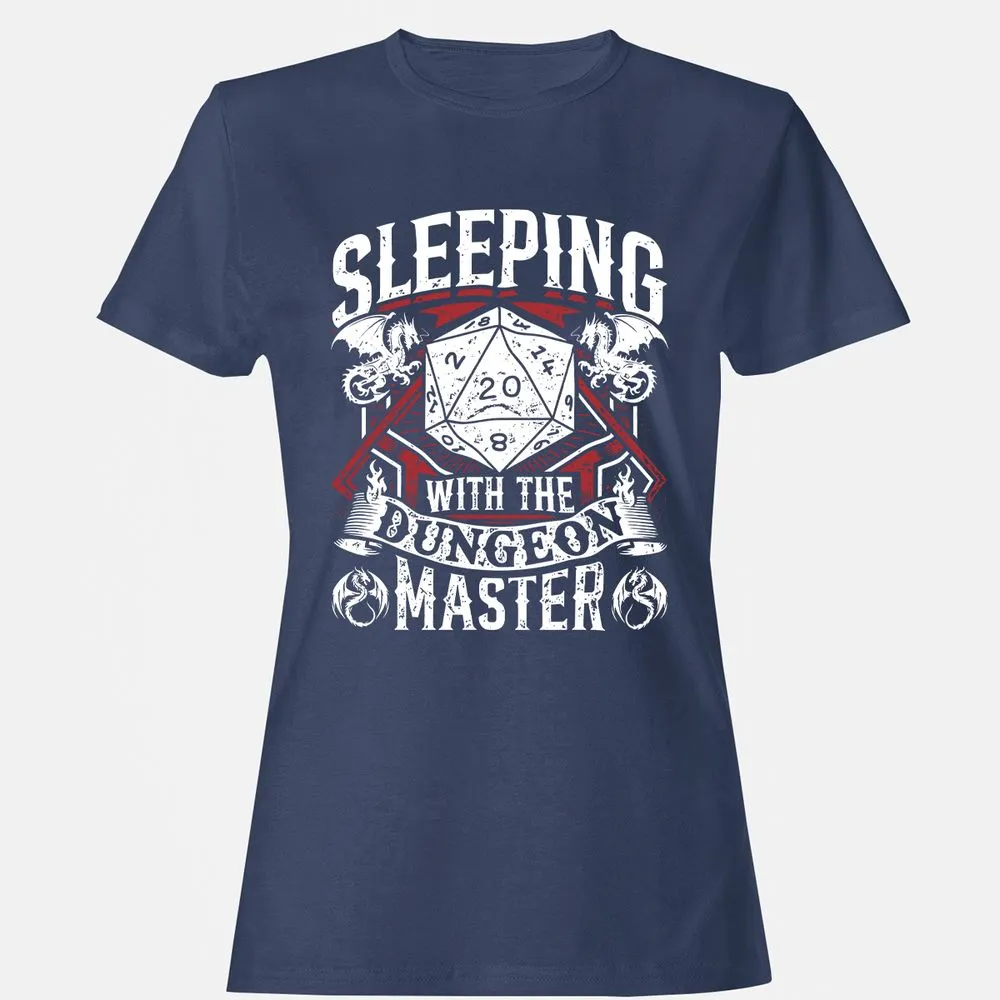 Sleeping With The DM Women's T-Shirt - Navy - 10