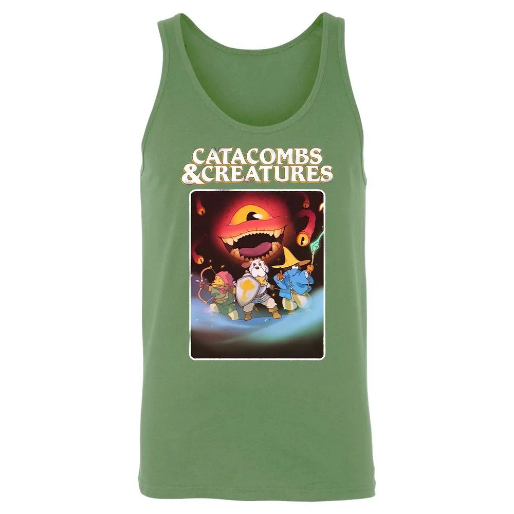 Catacombs & Creatures Unisex Jersey Tank - Leaf - 10