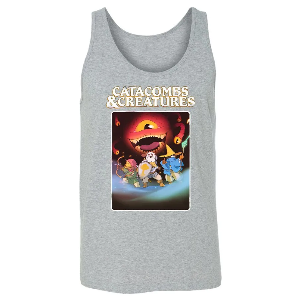 Catacombs & Creatures Unisex Jersey Tank - Athletic Heather - 4