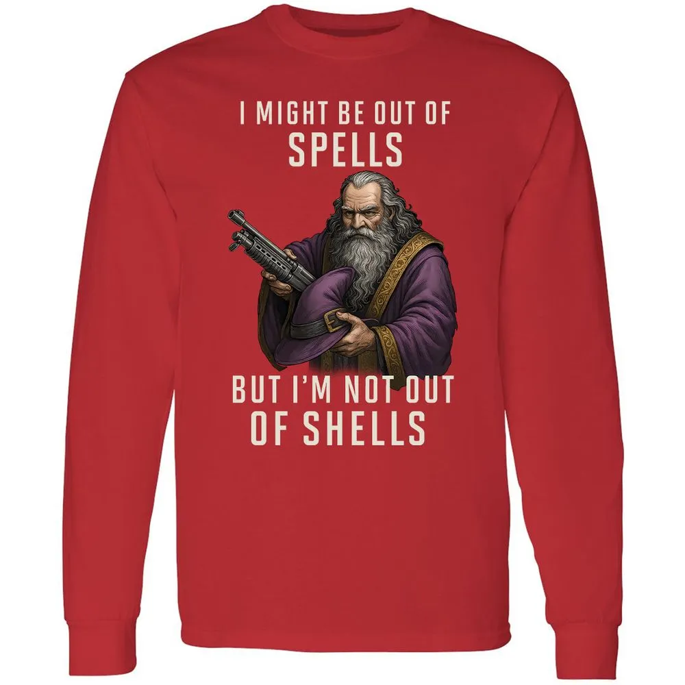 Not Out Of Shells Long Sleeve T-Shirt - Red - 14
