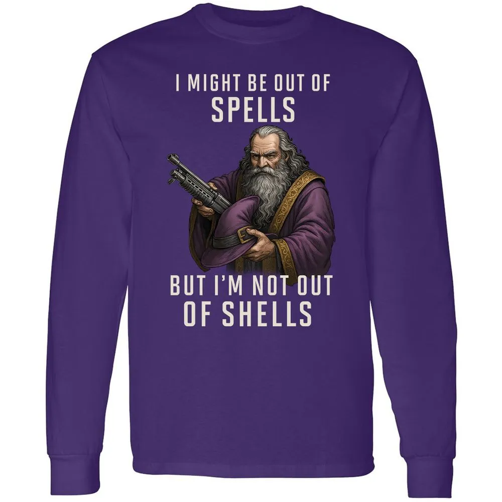 Not Out Of Shells Long Sleeve T-Shirt - Purple - 13
