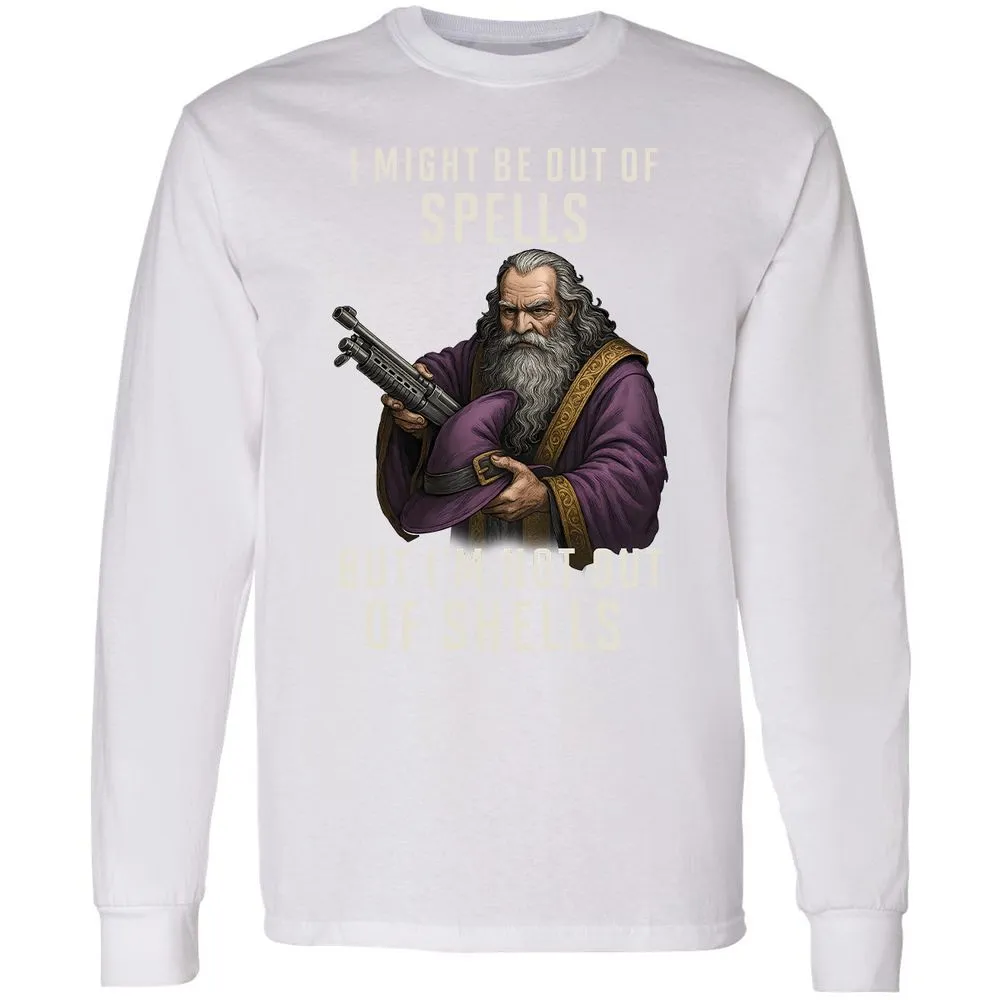 Not Out Of Shells Long Sleeve T-Shirt - White - 5