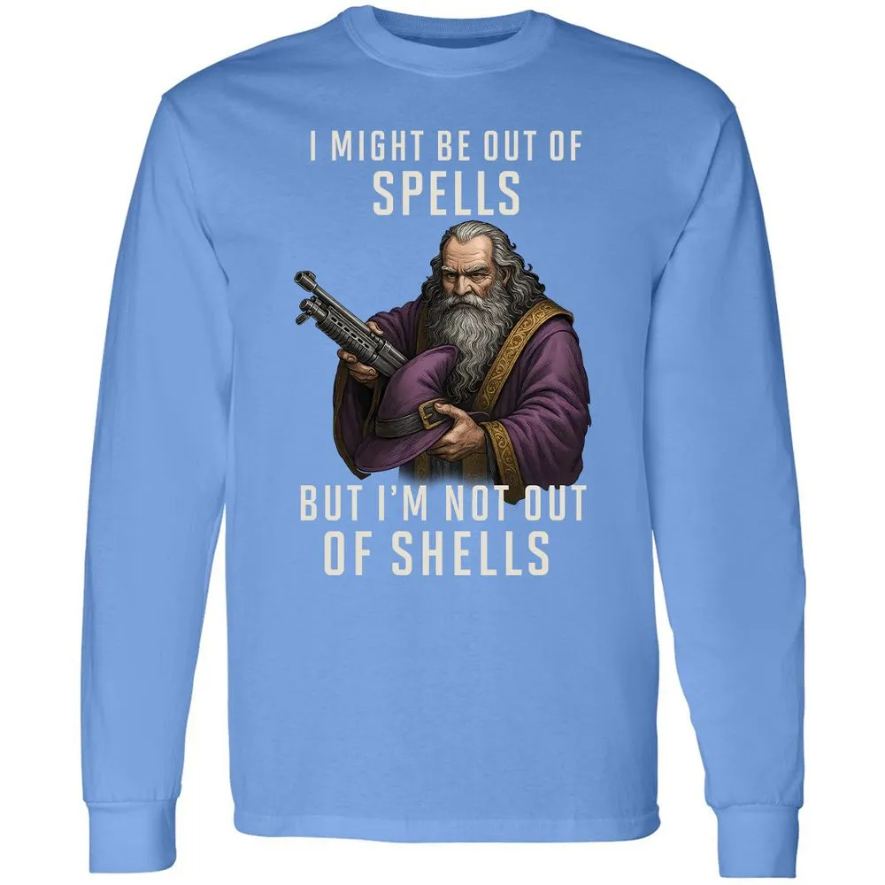 Not Out Of Shells Long Sleeve T-Shirt - Carolina Blue - 12
