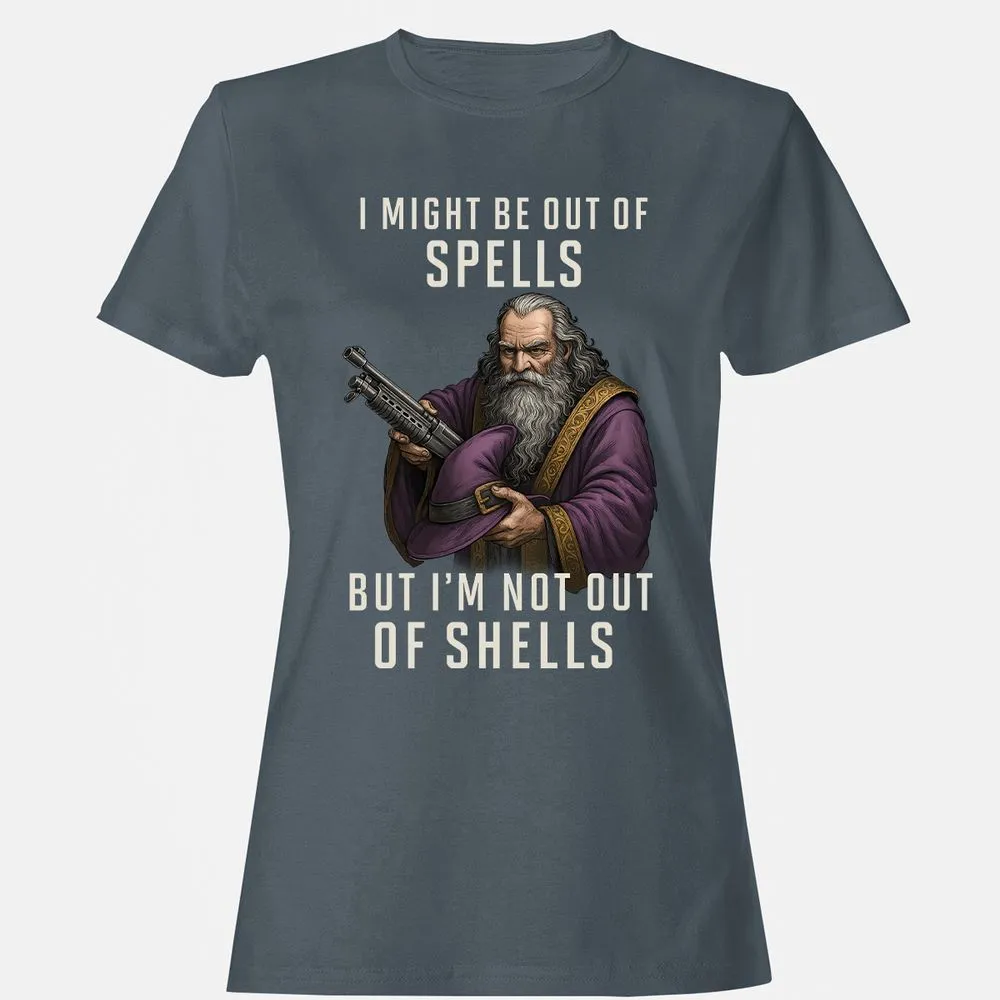 Not Out Of Shells Women's T-Shirt - Charcoal - 3