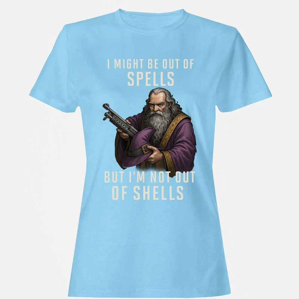 Not Out Of Shells Women's T-Shirt - Light Blue - 8