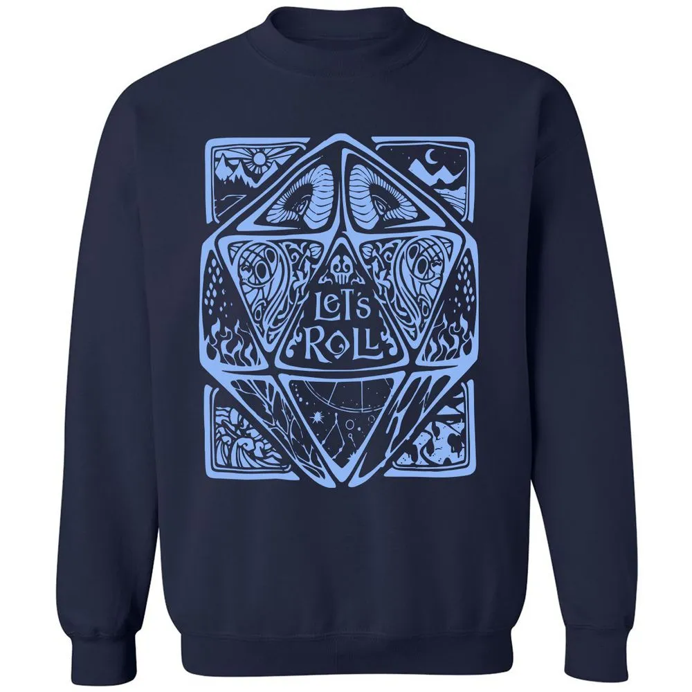 Let's Roll Classic Unisex Sweatshirt - Navy - 2