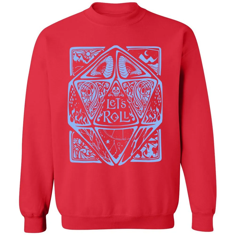 Let's Roll Classic Unisex Sweatshirt - Red - 5