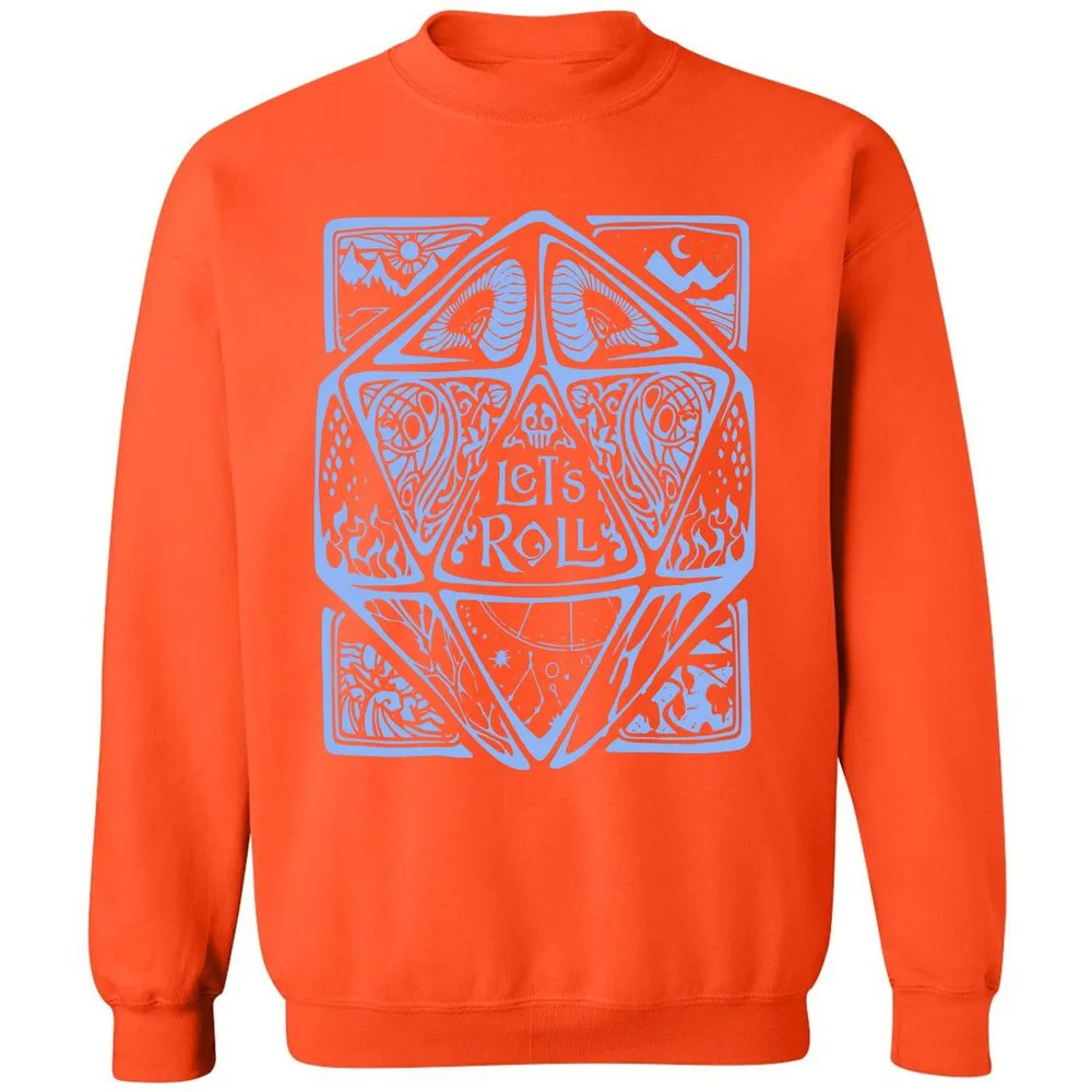Let's Roll Classic Unisex Sweatshirt - Orange - 10