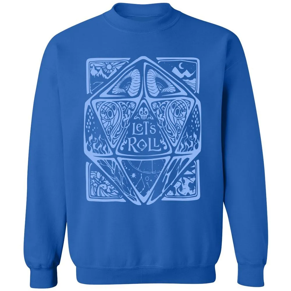 Let's Roll Classic Unisex Sweatshirt - Royal - 9