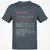 Software Engineer Stats Classic Unisex T-Shirt - Charcoal - 3