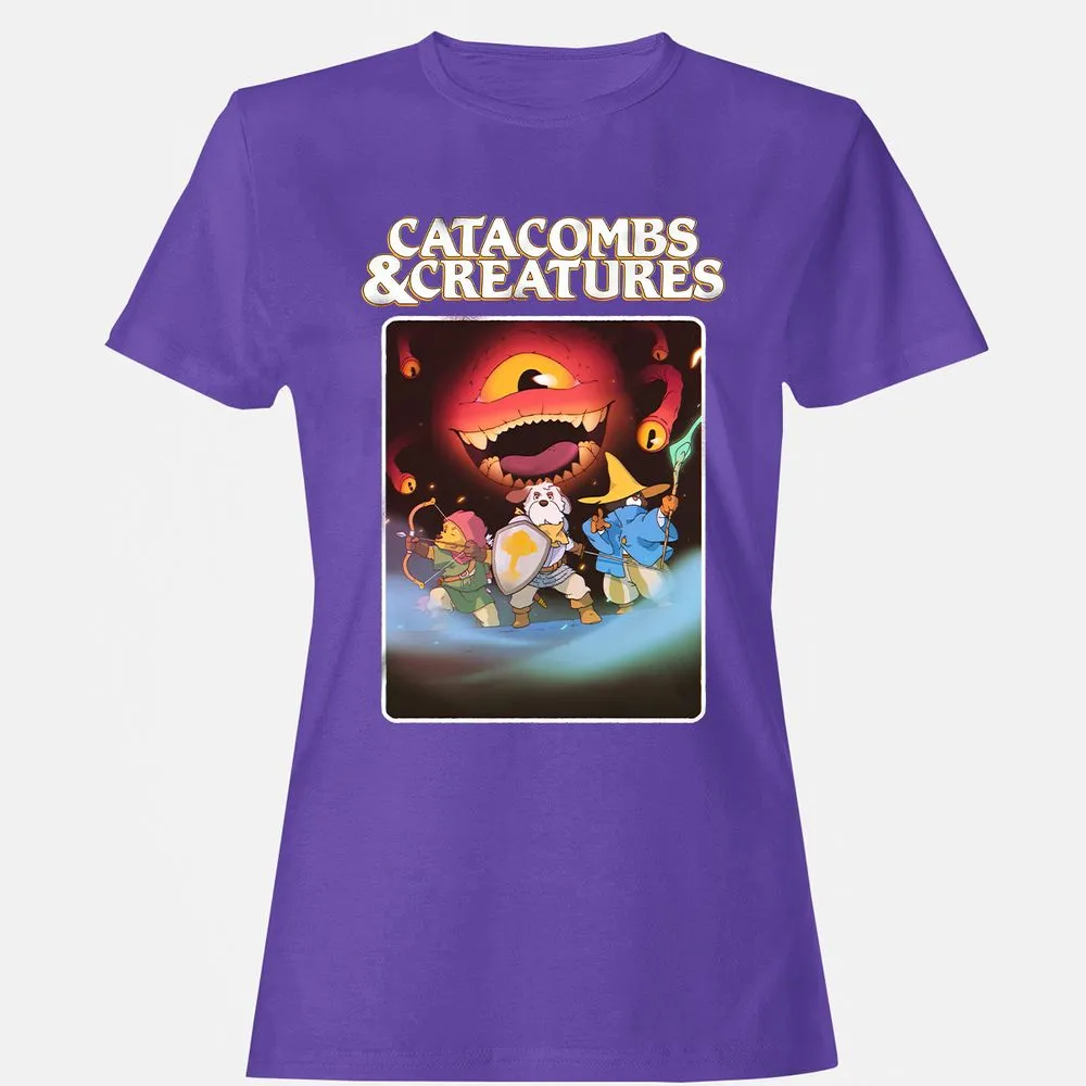 Catacombs & Creatures Women's T-Shirt - Purple - 12