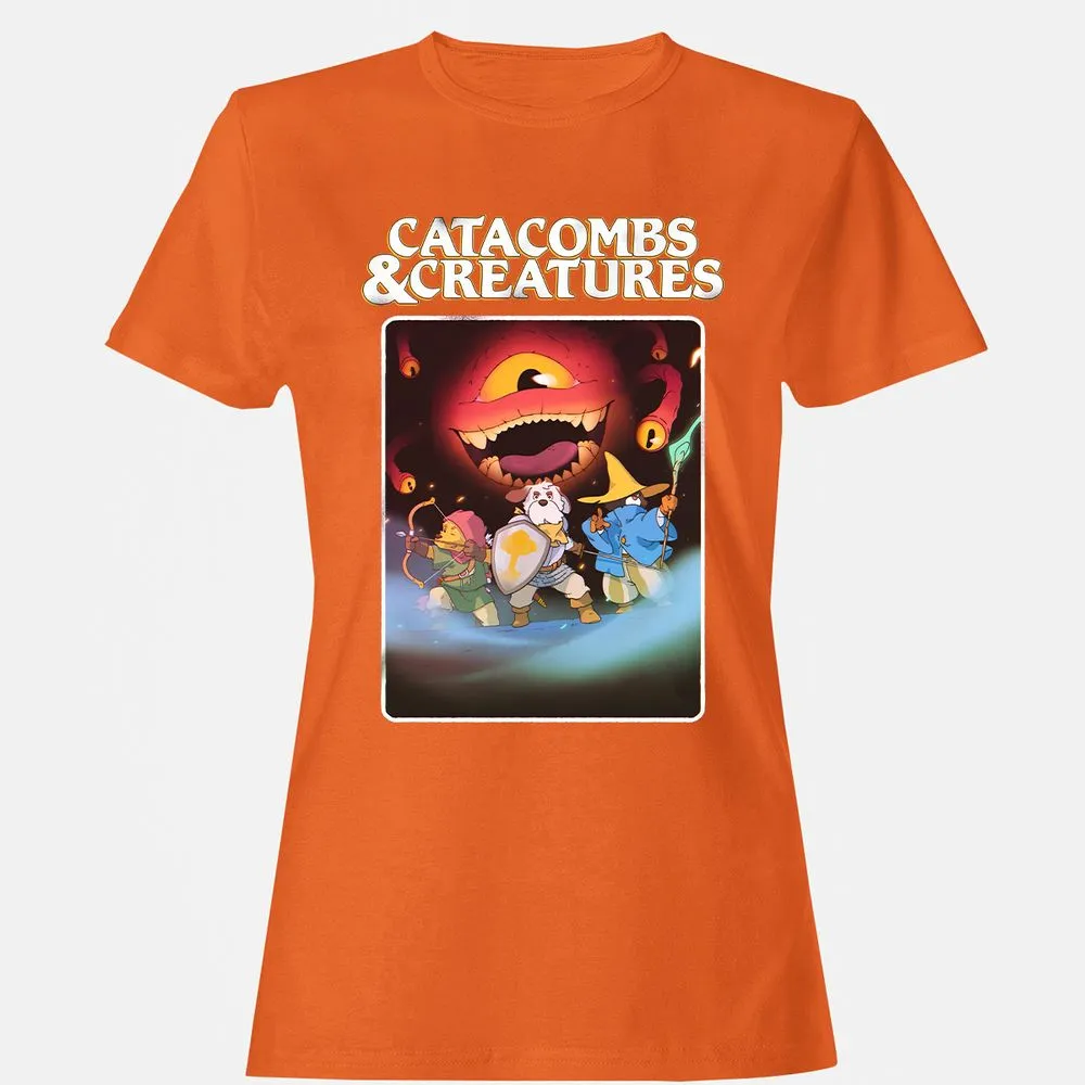 Catacombs & Creatures Women's T-Shirt - Orange - 11