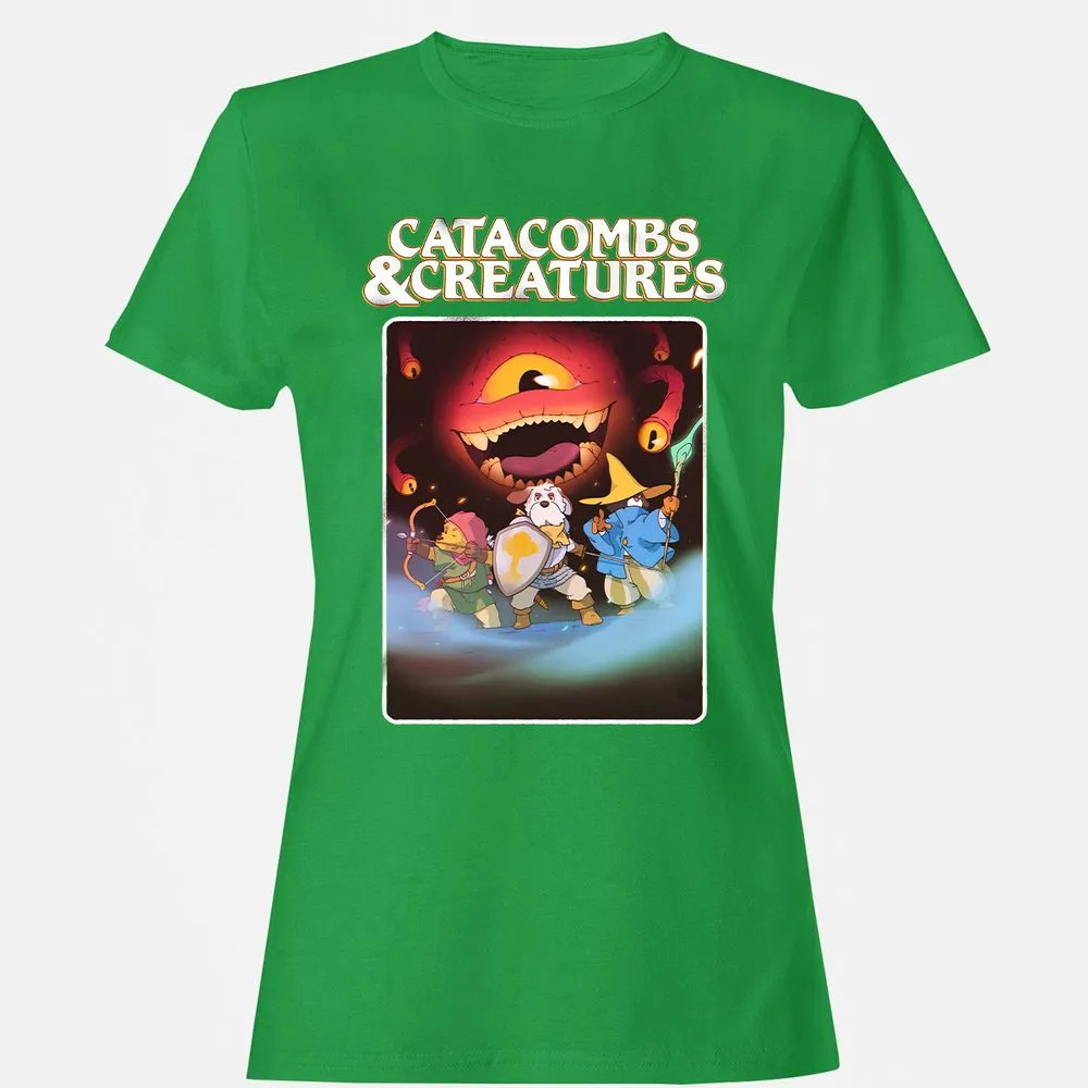 Catacombs & Creatures Women's T-Shirt - Irish Green - 7