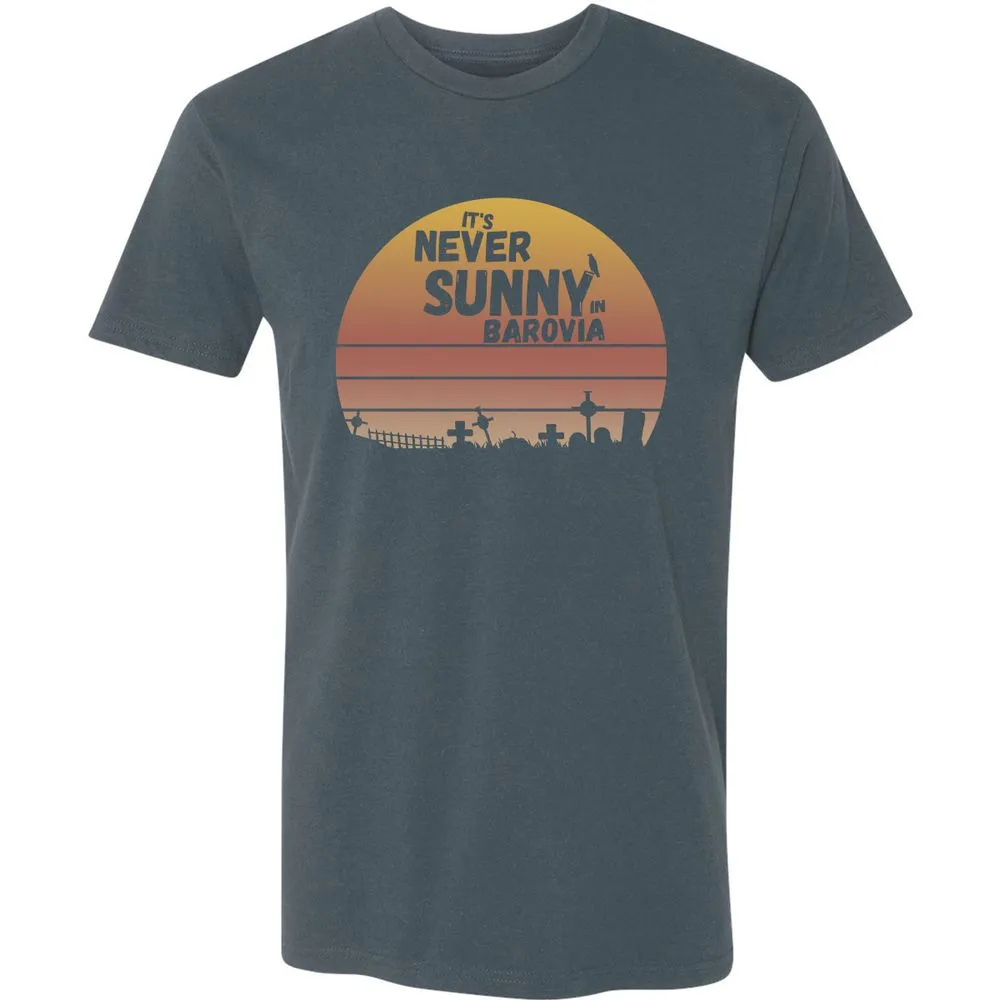Vintage It's Never Sunny In Barovia Premium Unisex T-Shirt - Indigo - 15