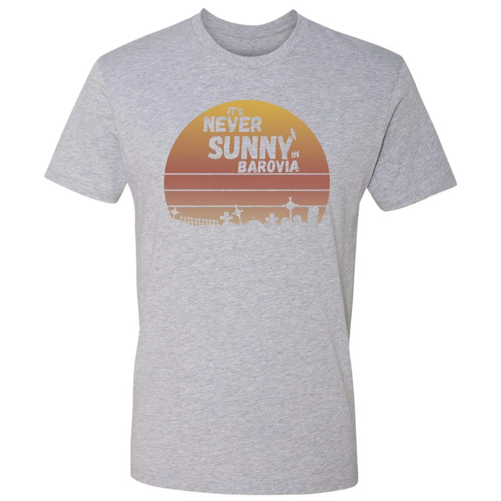 Vintage It's Never Sunny In Barovia Premium Unisex T-Shirt - Heather Grey - 9
