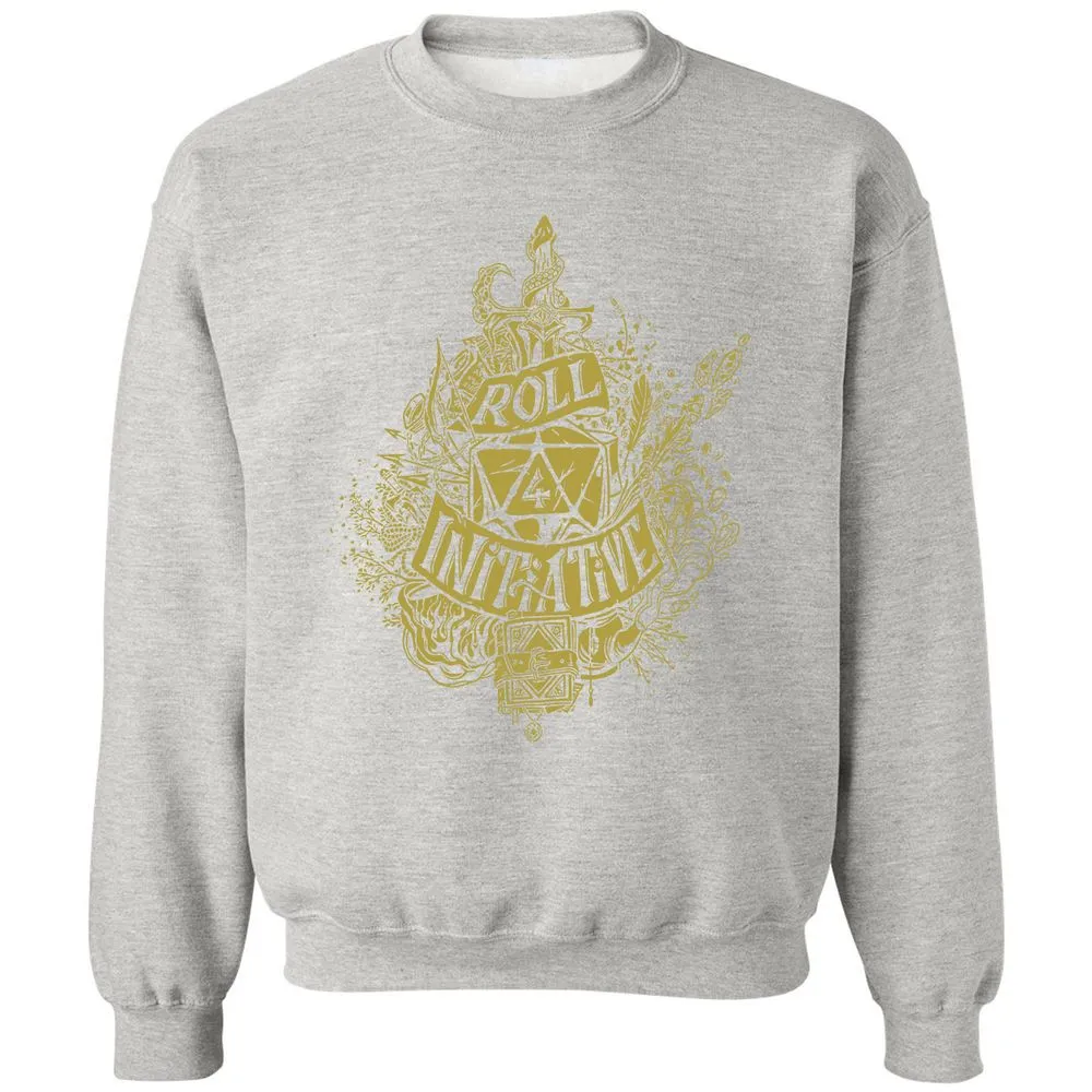 Roll Initiative Classic Unisex Sweatshirt - Ash - 8