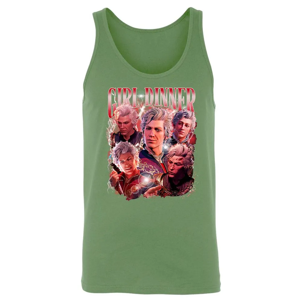 Astarion Girl Dinner Unisex Jersey Tank - Leaf - 10