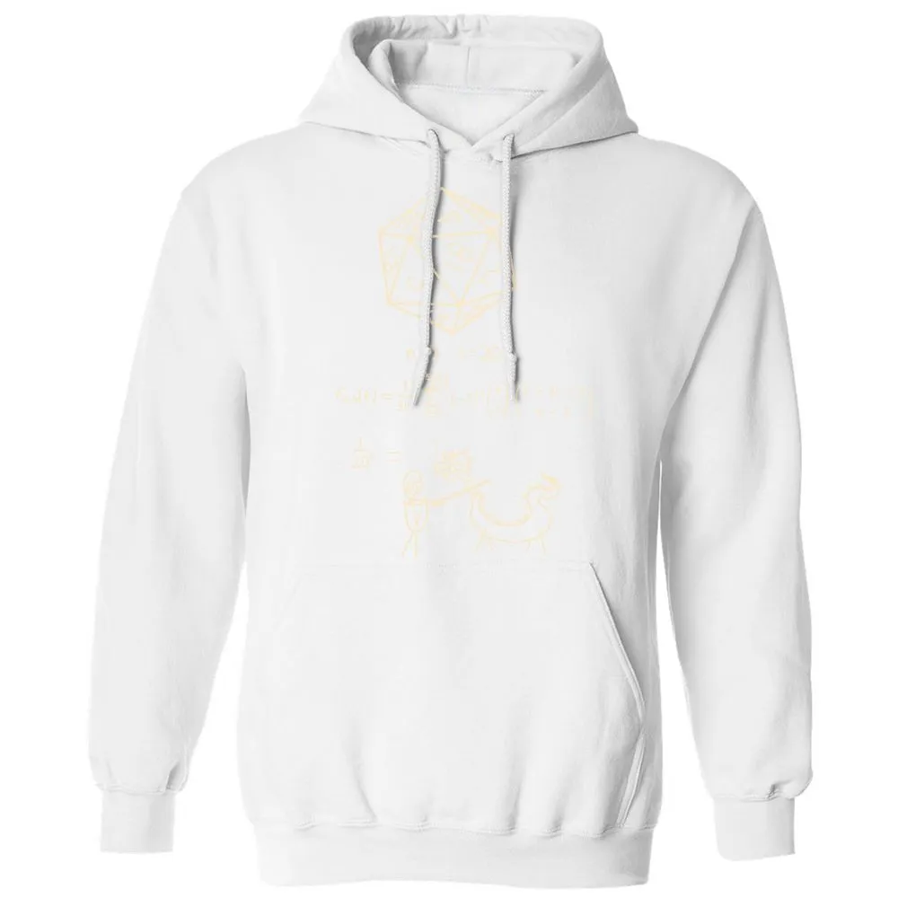 Science Of20 Sided Dice Classic Unisex Hoodie - White - 11