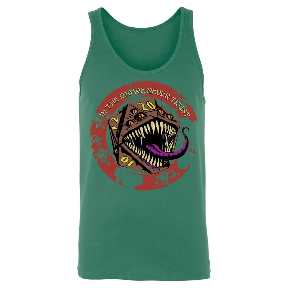 In The D20 We Never Trust Unisex Jersey Tank - Kelly - 9