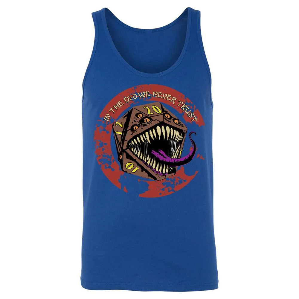 In The D20 We Never Trust Unisex Jersey Tank - True Royal - 13