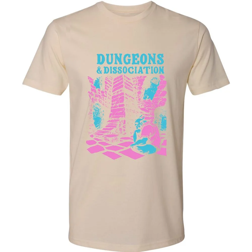 Dungeons And Dissociation Premium Unisex T-Shirt - Cream - 14