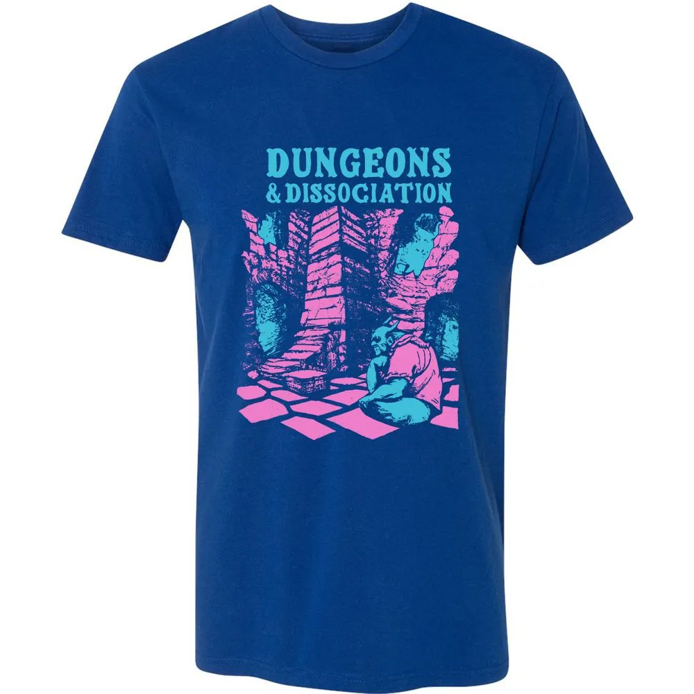 Dungeons And Dissociation Premium Unisex T-Shirt - Royal - 10