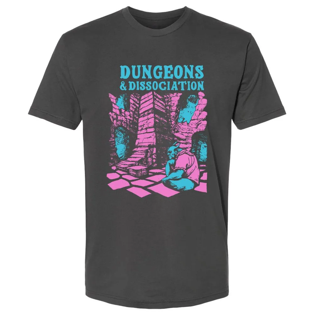 Dungeons And Dissociation Premium Unisex T-Shirt - Heavy Metal - 8