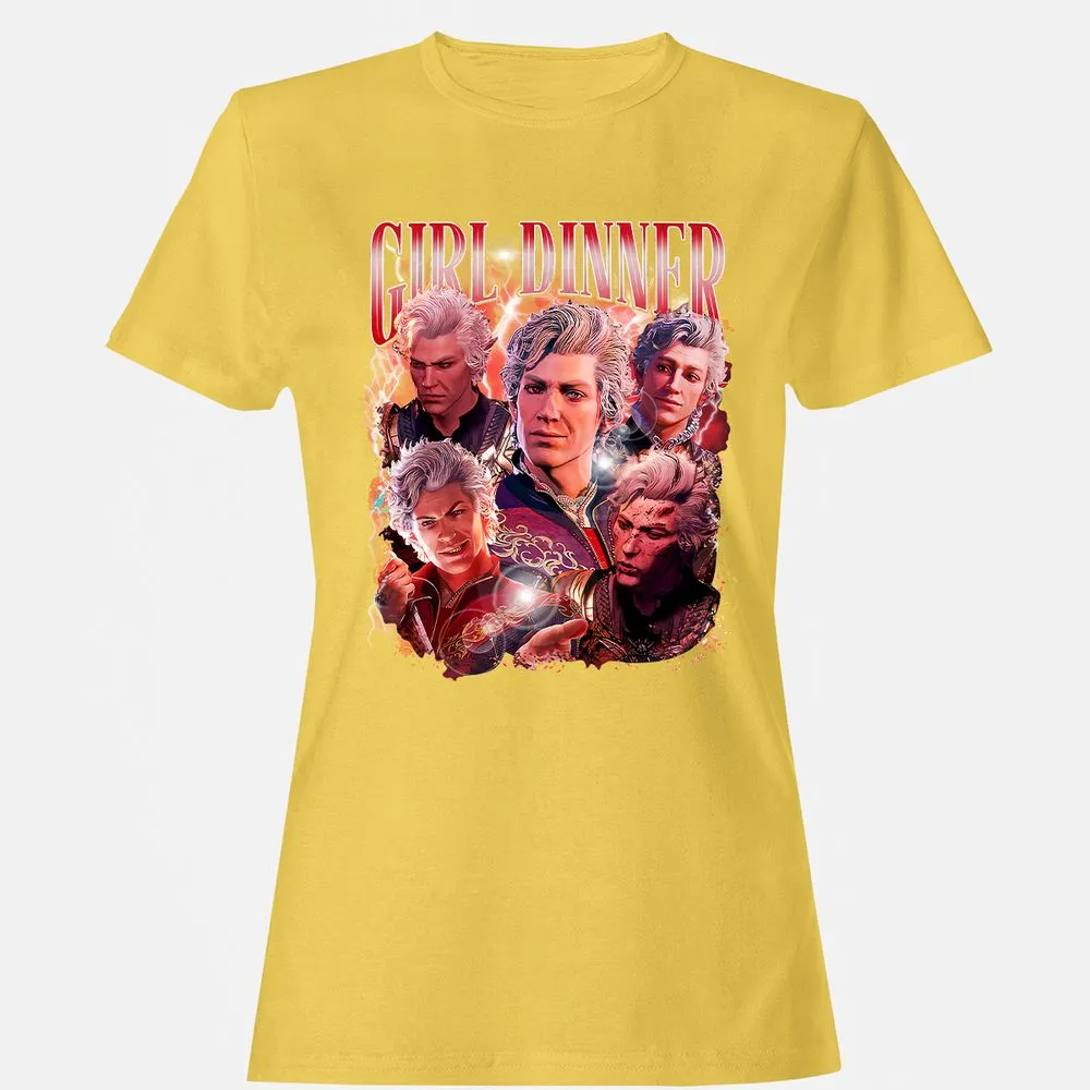 Astarion Girl Dinner Women's T-Shirt - Daisy - 4